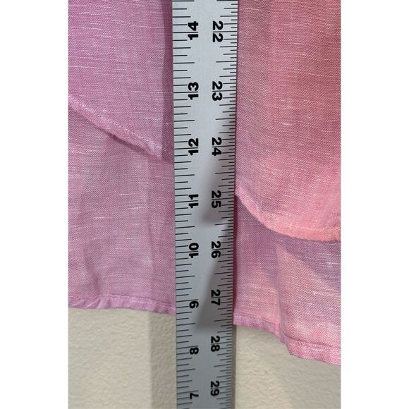 Grayson “The Hero” 100% Linen Button Down Collared Shirt Women’s Size XS - Picture 7 of 9